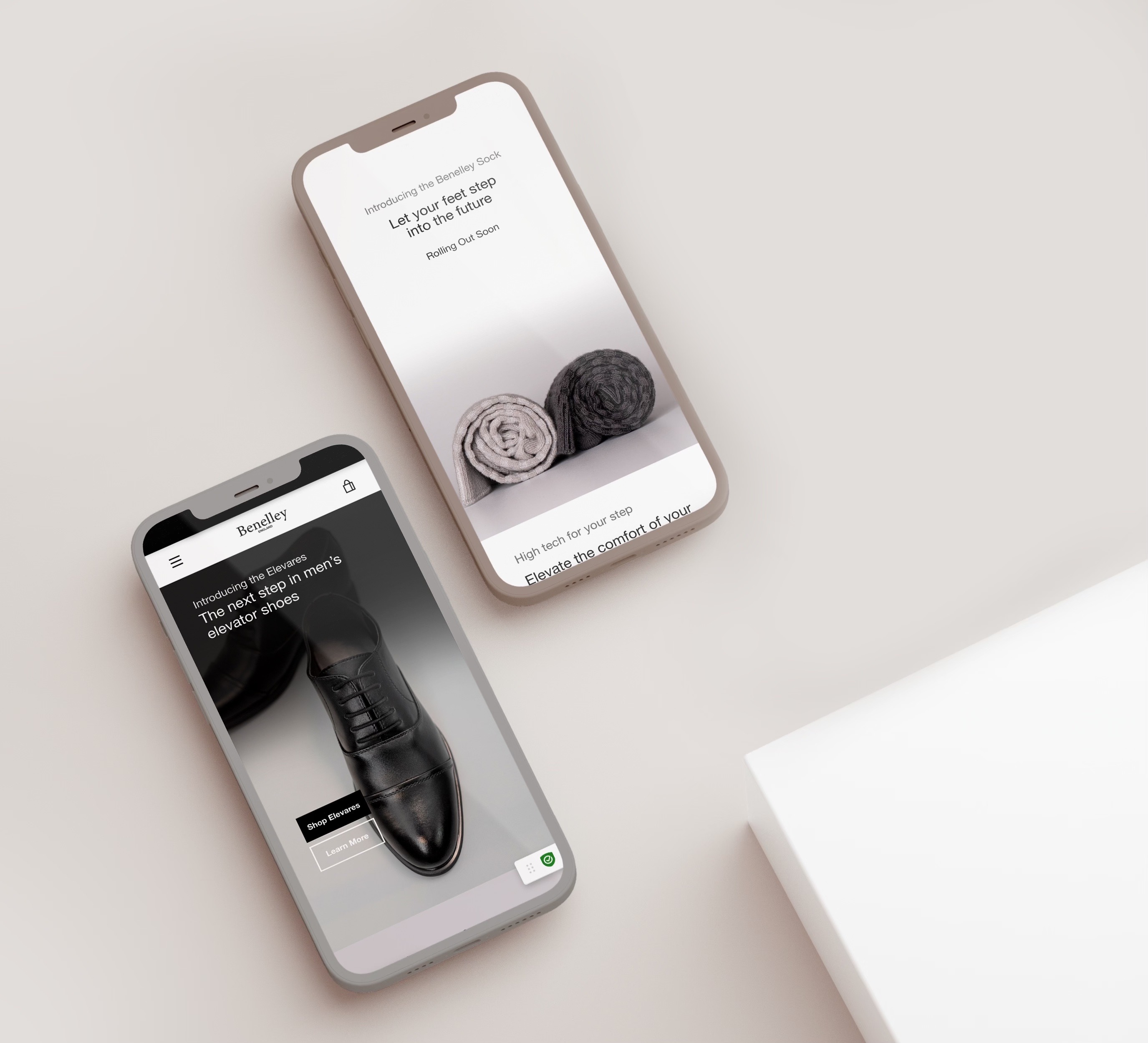 Benelley website preview