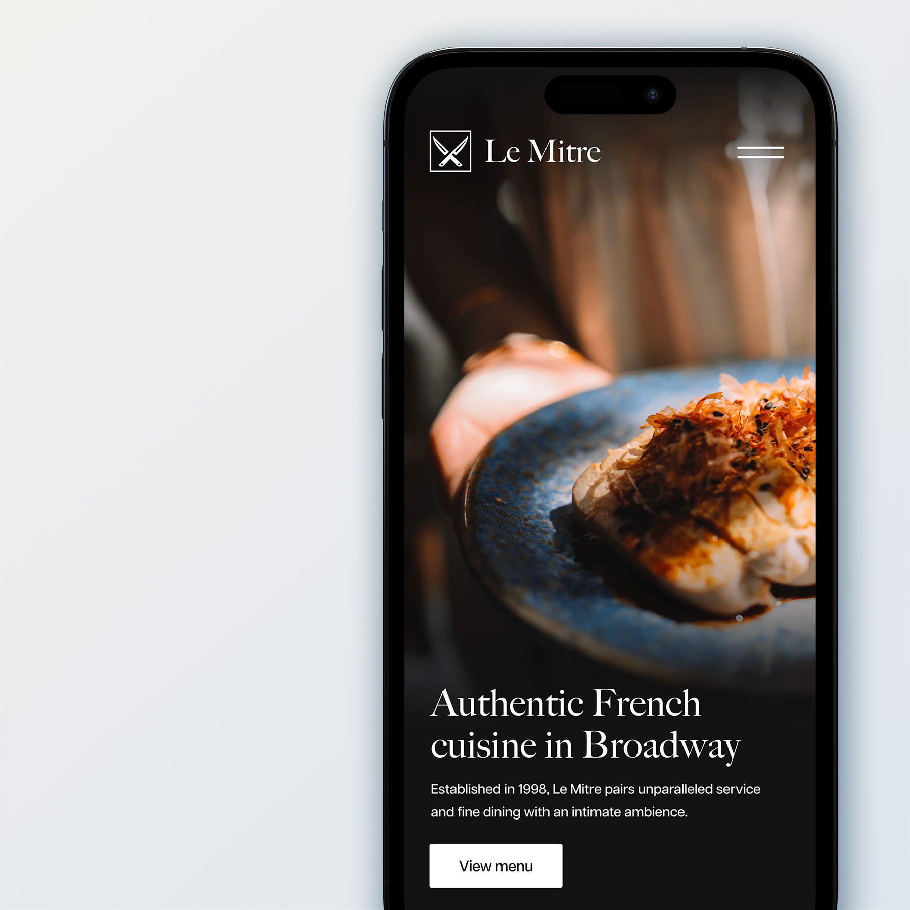Le Mitre website preview